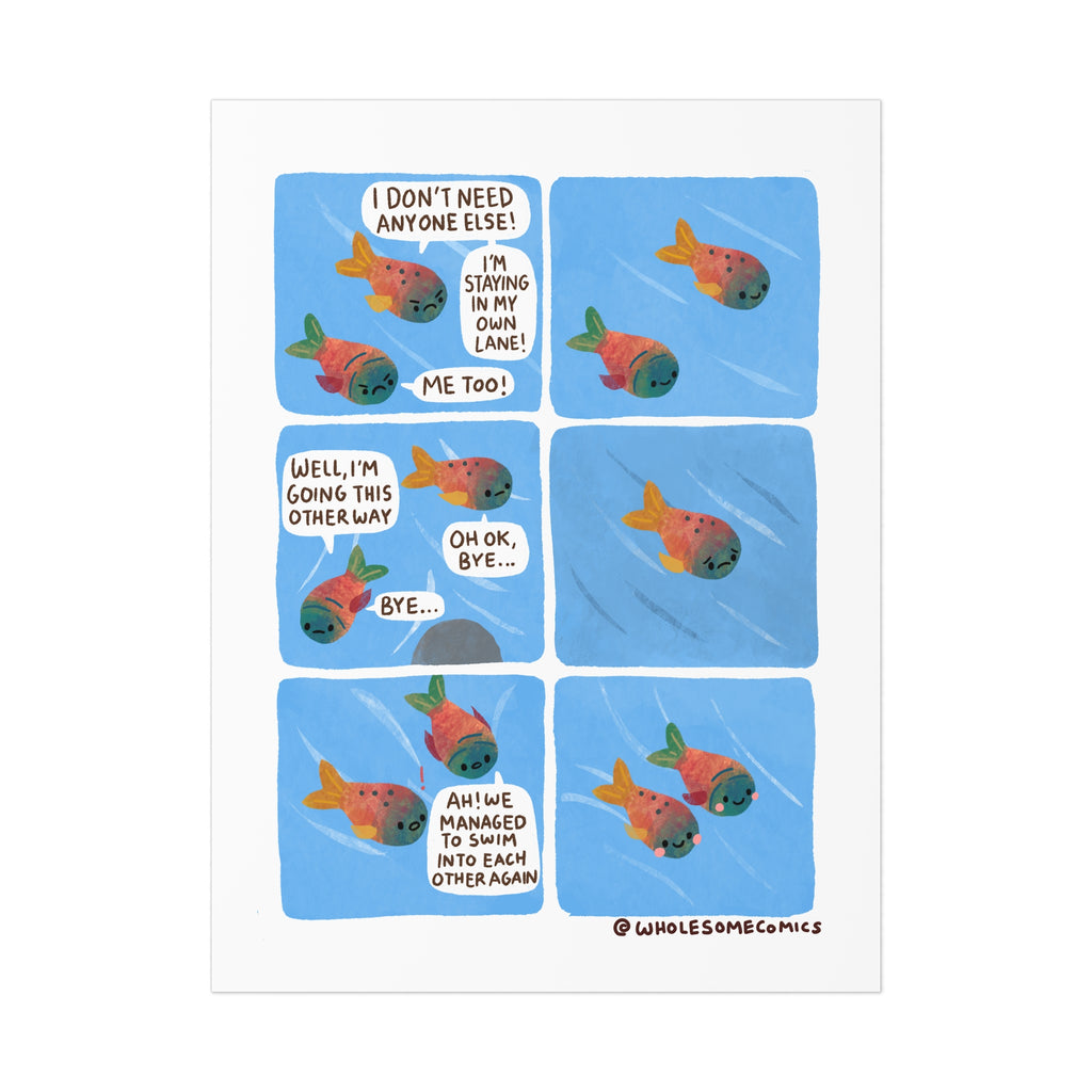 Swim in Your Own Lane - Art Print