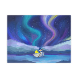 Under the Northern Lights - Art Print