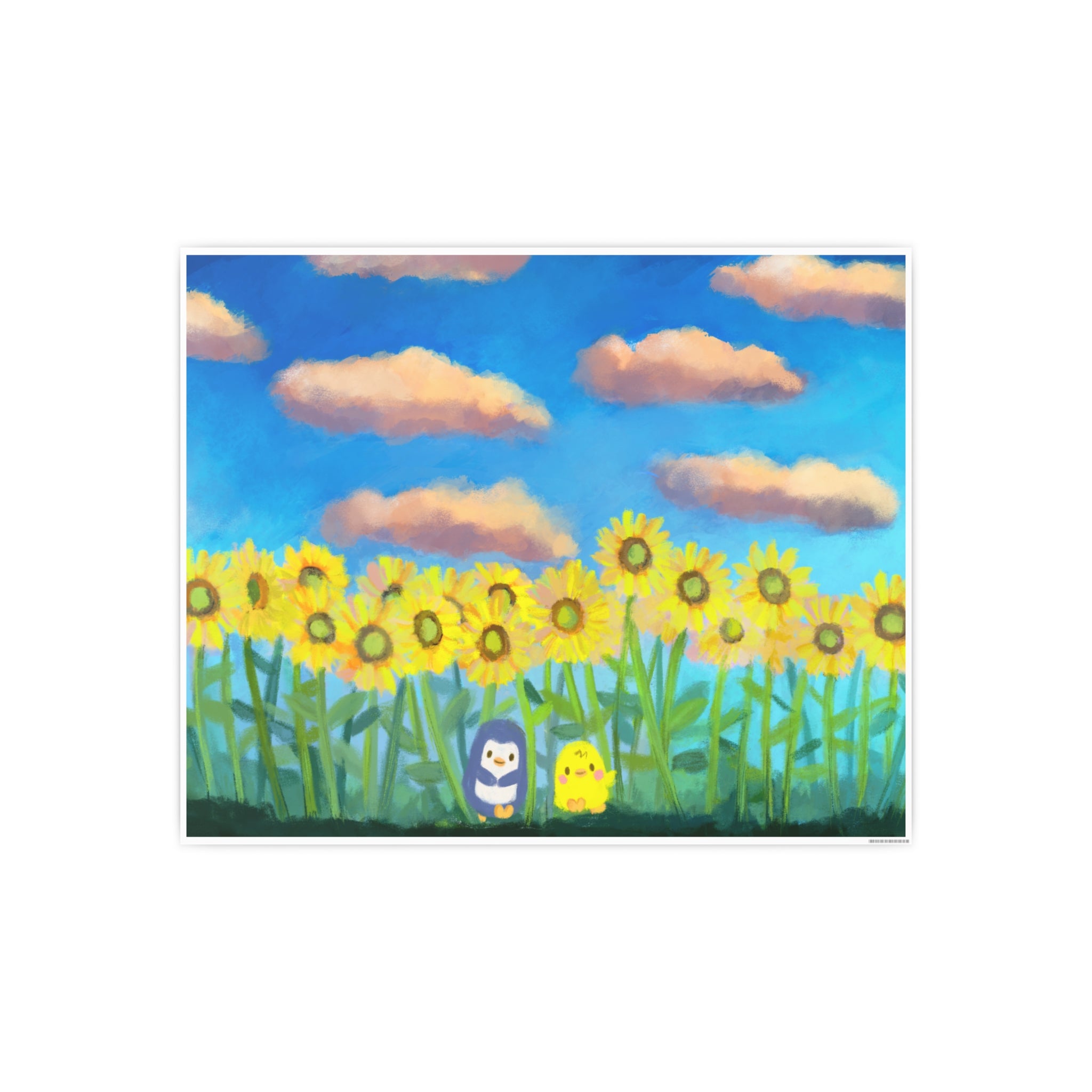 Among the Sunflowers - Art Print